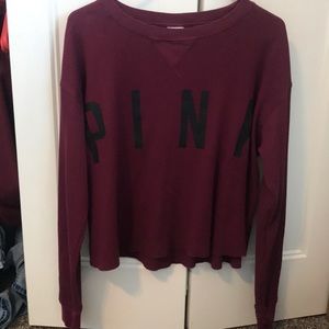 cropped PINK long sleeve